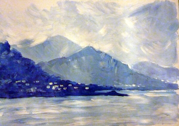 Montañas al frente