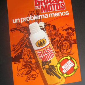 Encarte grasa para motos