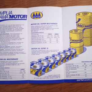 Díptico Motor Oil (interior)
